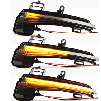Dvojica LED Dynamický Zase Signálneho Svetla Bočné Dvere Krídlo Zrkadlo Blinker Indikátor Lampa Pre Škoda Superb A7 MK3 B8, 3V 2015 - 2020